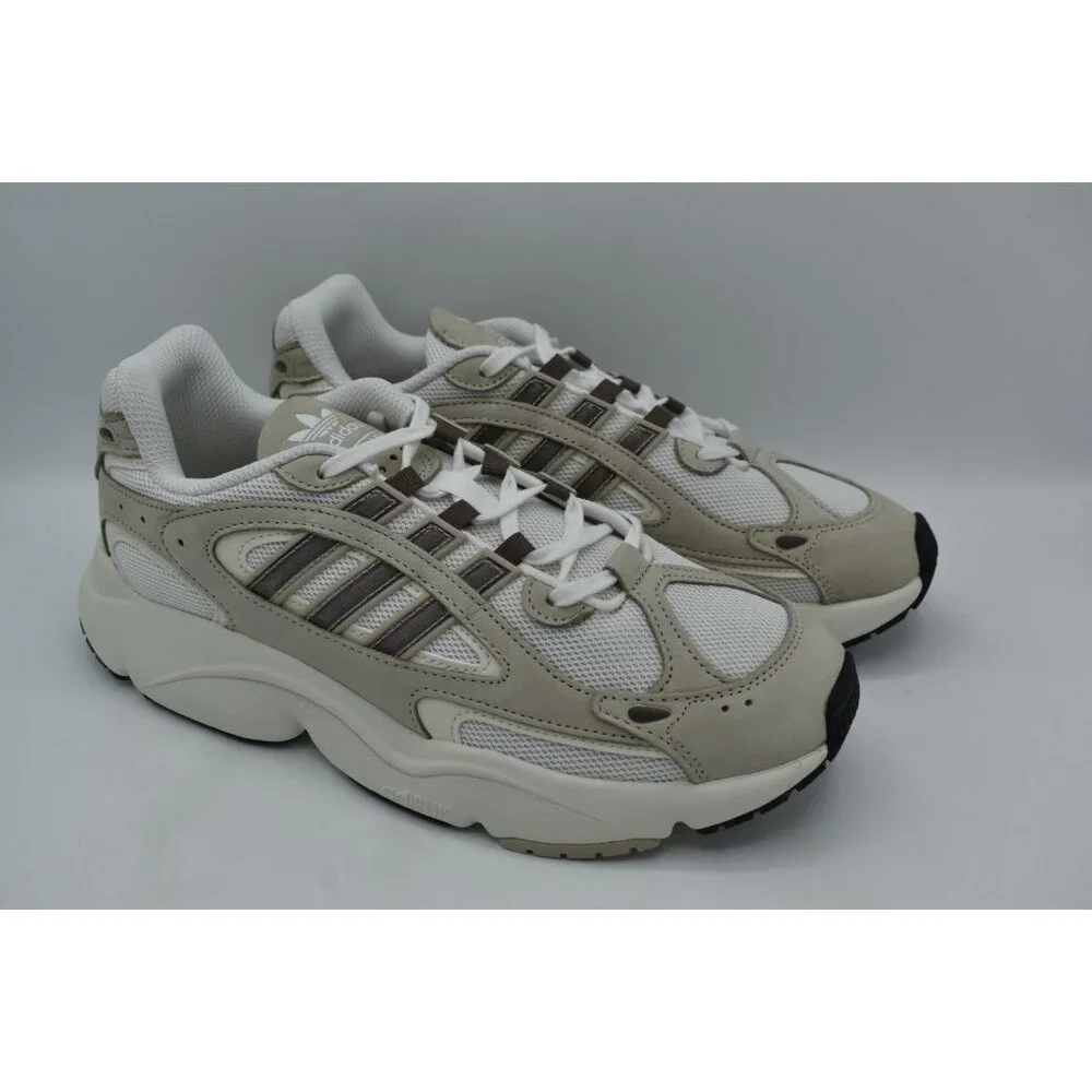 Adidas Originals Mens Size‎ 13 Ozmillen Beige White Lace Up Sneakers Shoes
